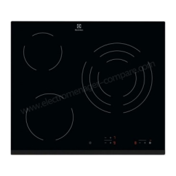 Electrolux BHV6232FOK Table vitrocéramique Product fiche | Fixfr