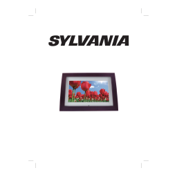 Sylvania Digital Photo Frame SDPF1008 Manuel utilisateur | Fixfr