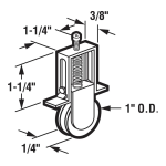 Prime-Line B 575 1 in. Steel Screen Door Tension Spring Nylon Roller Mode d'emploi