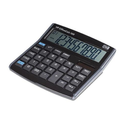 HP OfficeCalc 100 Manuel utilisateur | Fixfr