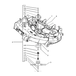 Z148 Z Master, With 44" SFS Side Discharge Mower