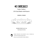 Curtis CR3988 Manuel utilisateur