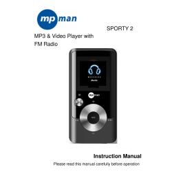 MP-CL2 Lecteur MP3 Manuel d'Instruction | AI Chat | Fixfr