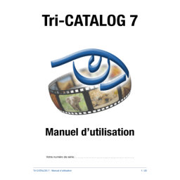 Tri-Edre Tri-Catalog 7 Manuel utilisateur | Fixfr