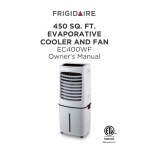 NewAir EC400WF Frigidaire 2-in-1 Evaporative Air Cooler and Fan, 450 sq. ft.  Manuel utilisateur