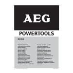 AEG Powertools KH24XE8KIT1 Manuel utilisateur