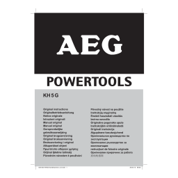 AEG Powertools KH24XE8KIT1 Manuel utilisateur | Fixfr