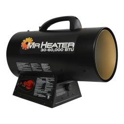 Mr. Heater 85,000 BTU Forced Air Propane Heater Manuel utilisateur | Fixfr