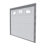 Castorama Porte de garage sectionnelle Palma blanche - L.240 x h.200 cm - avec clavier &agrave; code Mode d'emploi