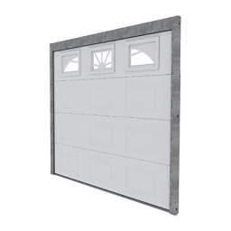 Castorama Porte de garage sectionnelle Palma blanche - L.240 x h.200 cm - avec clavier à code Manuel utilisateur | Fixfr
