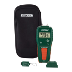 Extech Instruments MO55W Wireless Datalogging Pin/Pinless Moisture Meter Manuel utilisateur