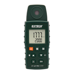 Extech Instruments UV510 UVA Light Meter Manuel utilisateur | Fixfr