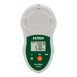 Extech Instruments RF153 Digital Brix Refractometer Manuel utilisateur | Fixfr