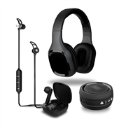 Denver BTE-110GREY Wireless Bluetooth in-ear earphones Manuel utilisateur | Fixfr