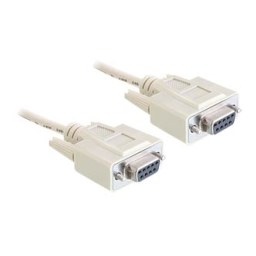 DeLOCK 84077 Serial Cable RS-232 D-Sub9 female to female 1.8 m null modem Fiche technique | Fixfr