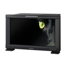 Sony BVM-E170 Manuel utilisateur | Fixfr