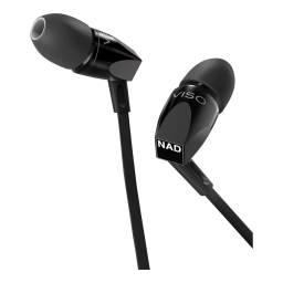 NAD HP20 In-Ear Headphones Manuel utilisateur | Fixfr