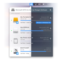 Paragon Software NTFS 12 pour Mac OSX Manuel utilisateur | Fixfr