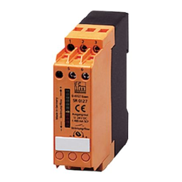 IFM SR0127 Control monitor for flow sensor Guide d'installation | Fixfr