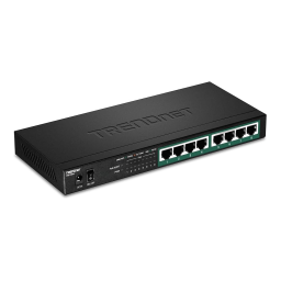 Trendnet TPE-TG84 8-Port Gigabit PoE+ Switch Fiche technique | Fixfr