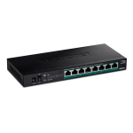 Trendnet TPE-TG380 8-Port Unmanaged 2.5G PoE+ Switch Fiche technique