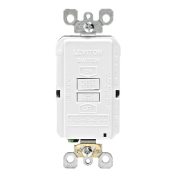 Leviton AFRBF-W Blank Face Arc Fault Circuit Interrupter/AFCI Manuel utilisateur | Fixfr