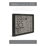 THERMOR VX5-375RX JUMBOSCREEN WEATHER STATION Manuel utilisateur