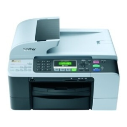 Brother MFC-5860CN Inkjet Printer Manuel utilisateur | Fixfr