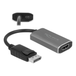Delock 63118 Adaptateur DisplayPort vers HDMI + AI Chat &amp; PDF