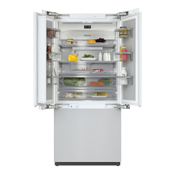 Miele KF 2982 Vi MasterCool FrenchDoor Design haut de gamme Manuel utilisateur | Fixfr