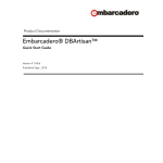 Embarcadero DBARTISAN XE Pro/8.7.6 Mode d'emploi