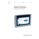 Endres+Hauser Liquiline Control CDC81 Mode d'emploi