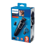 Philips QG3320/15 Multigroom series 3000 Tondeuse &agrave; barbe et de pr&eacute;cision 3 en 1 Manuel utilisateur