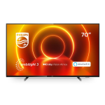 Philips 70PUS7805/12 7800 series T&eacute;l&eacute;viseur Smart TV 4K UHD LED Manuel utilisateur