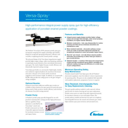 Versa-Spray IPS PE Manuel d'utilisation | AI Chat & PDF Access | Fixfr