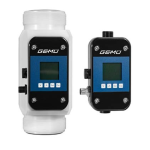 Gemu 3040 Ultrasonic flowmeter Mode d'emploi