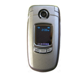 Samsung SGH-E730 Manuel utilisateur | Fixfr