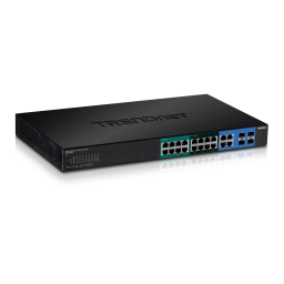 Trendnet TPE-204US 20-Port Gigabit Web Smart Ultra PoE Switch Fiche technique | Fixfr