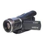 Sony HDR HC1E Mode d'emploi