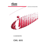 Faure CML695W Manuel utilisateur