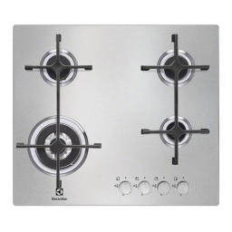 Electrolux EGS6648NOX Manuel utilisateur | Fixfr