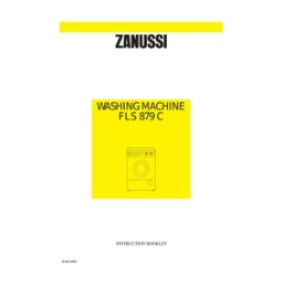 Zanussi FLS879C Manuel utilisateur | Fixfr