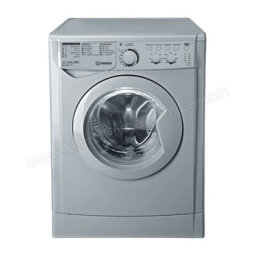 Indesit EWC 61252 S FR Washing machine Manuel utilisateur | Fixfr