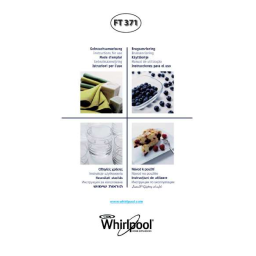 Whirlpool FT 371 WH Manuel utilisateur | Fixfr