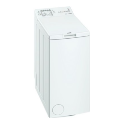 Siemens WP08R154HK Washing machine Manuel utilisateur | Fixfr