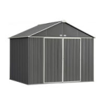 Spacemaker EZ87CCCRCL EZEE Shed Steel Storage Shed, 8 ft. x 7 ft. Manuel utilisateur