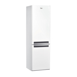 Whirlpool BSNF 8152 W Fridge/freezer combination Manuel utilisateur | Fixfr