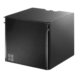 d&b audiotechnik 21S-SUB Manuel d'utilisation + IA | Fixfr