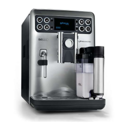 Saeco HD8855/01 Saeco Exprelia Evo Machine espresso Super Automatique Manuel utilisateur | Fixfr