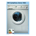 Bauknecht WAA 1602 Washing machine Manuel utilisateur